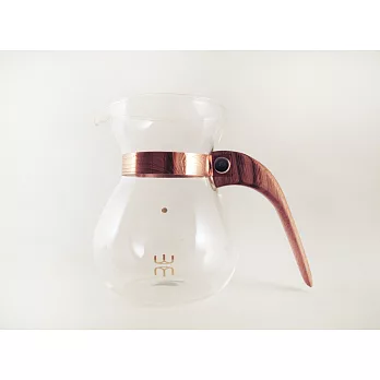 露La Rosée / 木質手感咖啡壺(1壺1布包)/簡約入門版/胡桃木/紙盒裝，隨壺搭配印花樂最新款花色保暖布包，贈完為止！