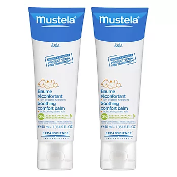 Mustela 慕之恬廊 舒之歆康撫膏 40ml-兩入組