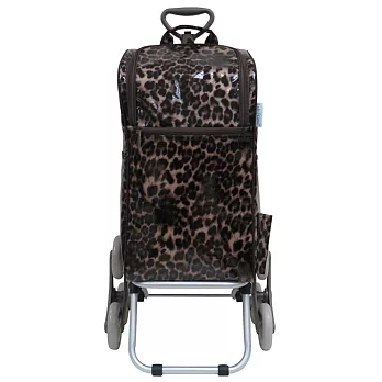 卡蘿輕便時尚購物車-30L 三輪-時尚豹紋