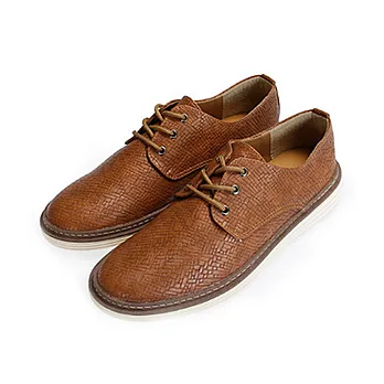 PLAYERMIT 編織紋雅痞休閒鞋 (FTP13)-棕色26棕色