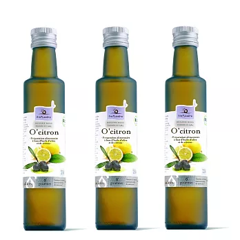 【Bio Planete】有機特級初榨橄欖油-檸檬風味x3瓶組(250ML/瓶)