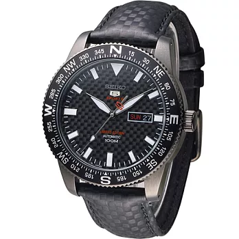 SEIKO 限量版精工5號碳纖維紋機械錶 4R36-04B0K SRP719J1