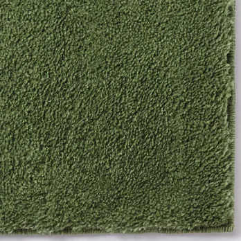 [MUJI無印良品]尼龍仿羊毛地毯/綠色/100×140