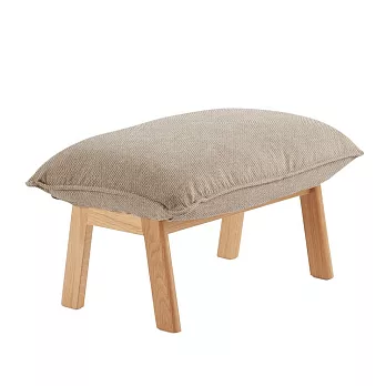 [MUJI無印良品]高椅背和室沙發用腳凳用套/棉平織/米色