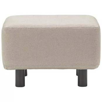 [MUJI無印良品]聚酯平織多用途沙發用凳/本體用套/灰米色