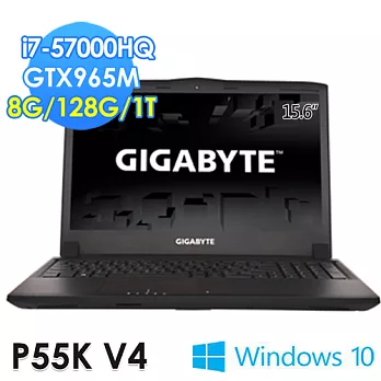 GIGABYTE 技嘉 P55K v4 15.6吋 i7-5700HQ GTX965 WIN10 筆電
