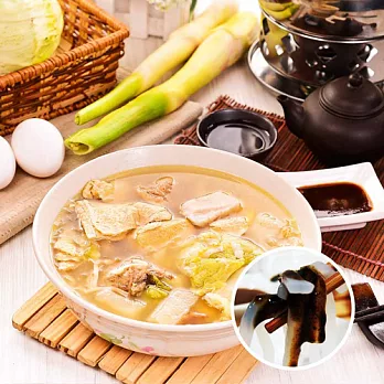 樂活e棧-低卡飽足降卡火鍋+蒟蒻麵-原味烏龍+醬(任選)(1人份/組，共3組)香椿沙茶醬