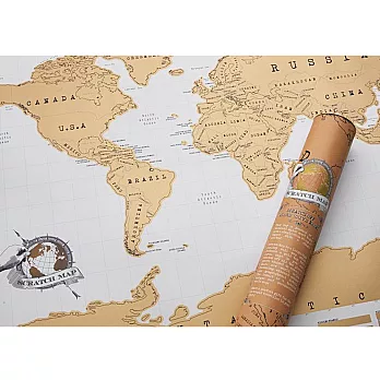 Luckies 刮刮樂地圖-獨霸全球地圖 81.9×58.2cm