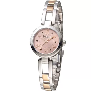 星辰 CITIZEN WICCA 英倫靚麗時尚腕錶 BG3-937-91玫瑰金色