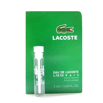 Lacoste L.12.12 Polo 衫 綠 沾式針管香 2ml