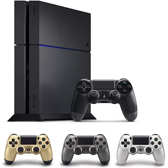 SONY PS4主機 CUH-1207BB01系列1TB - 極致黑+限量手把第二手把-金色