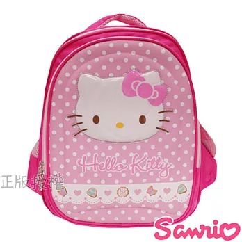 【Hello Kitty凱蒂貓】EVA點點透氣後背書包(粉色)粉色
