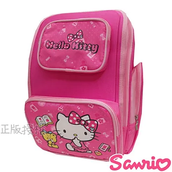 【Hello Kitty凱蒂貓】人體工學高級護脊後背書包(粉色)粉色