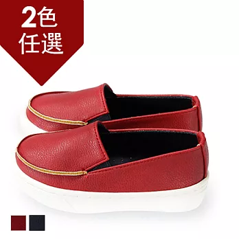 FUFA MIT帥性頹廢舒適懶人童鞋 (FNB21) - 紅色15紅色