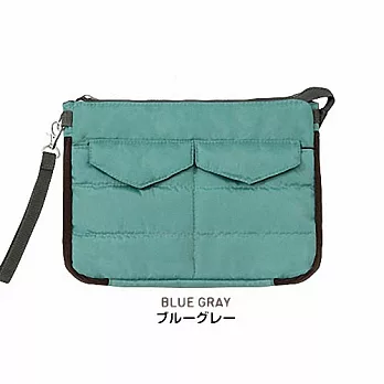 兩用大容量多功能防震收納包中包藍