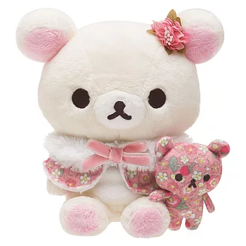 San-X 懶妹的草苺花系列毛絨公仔。懶妹