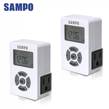 SAMPO 聲寶電子式定時器 EP-U142T (超值兩入組)