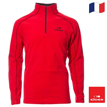 法國【EiDER】男保暖透氣長袖立領衫 /EIT1537S紅