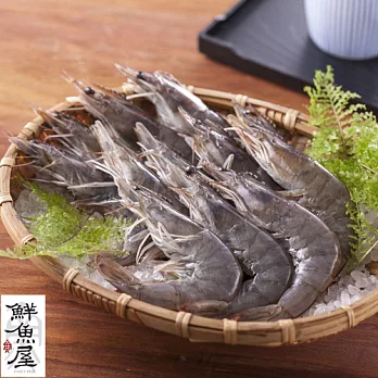 【鮮魚屋】台灣高氧活凍白蝦300g(5/6)*1盒