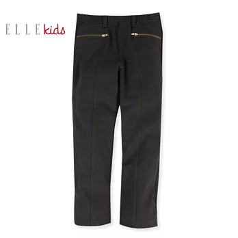 【ELLE】個性拉鍊口袋長褲120墨綠