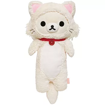 San-X 拉拉熊快樂貓生活系列抱抱毛絨公仔。懶妹