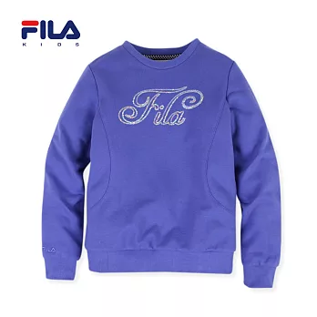 【FILA】胸前閃耀英文字母棉T145茄色