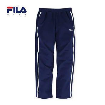 【FILA】休閒直紋運動長褲160以上暗藍