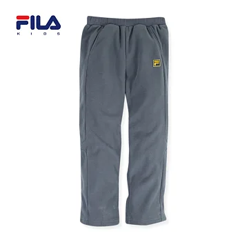 【FILA】腳踝鬆緊車手長棉褲145深灰