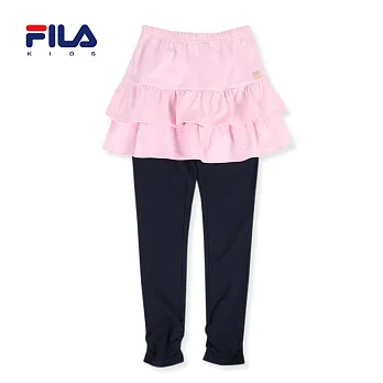 【FILA】蛋糕裙內搭褲二件組155粉紅