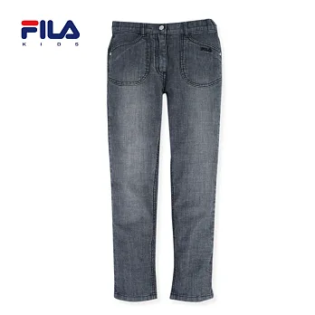 【FILA】雙口袋休閒牛仔長褲155灰