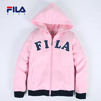 【FILA】清新連帽運動外套135粉紅