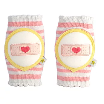 Crawlings趴趴爬護膝套-粉紅愛心