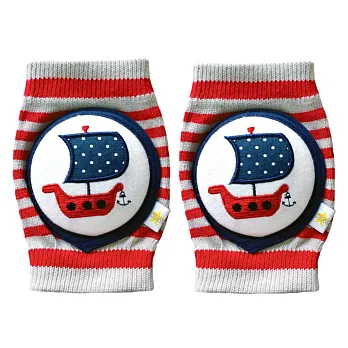 Crawlings趴趴爬護膝套-點點帆船