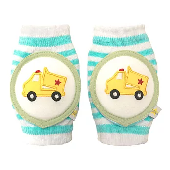 Crawlings趴趴爬護膝套-黃色卡車