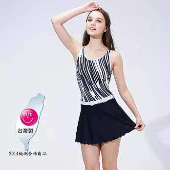 【Bich Loan】魅影連身裙泳裝附泳帽13006102M共同(印花)