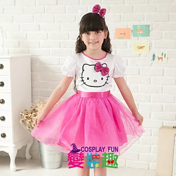 【變裝趣】韓國正版Hello Kitty15225俏麗公主裝S100-110cm