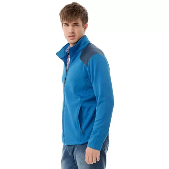 【hilltop山頂鳥】男款Polartec保暖外套H22MT6-M藍