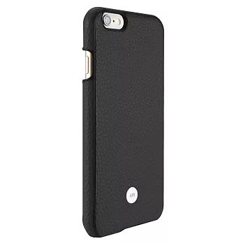 Just Mobile Quattro Back iPhone 6s/6 皮革保護殼時尚黑