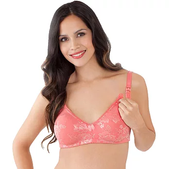 Bravado哺乳內衣-Embrace擁抱蕾絲款-牡丹珊紅34BC