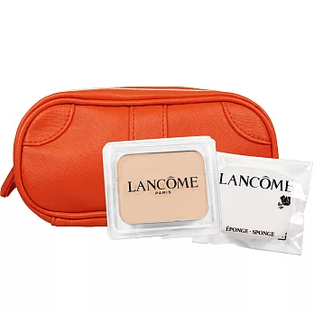 LANCOME 蘭蔻 激光煥白嫩粉餅蕊(11.5g)+品牌化妝包#O-01