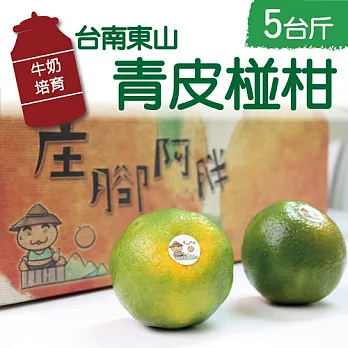 【庄腳阿胖】台南東山青皮椪柑限時禮盒(5台斤)*5盒