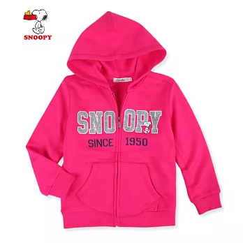 【SNOOPY】經典史努比純棉外套(桃紅)130桃紅