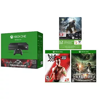 XBOX ONE 戰爭機器 究極版 同捆機+WWE 2K15 典藏版+百年戰爭+12個月金會員