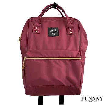 FUNNNY 日本同步後背包系列 田中亞實 酒紅