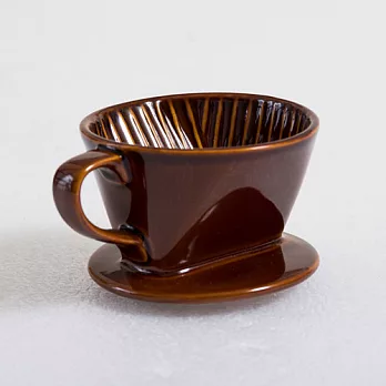 HERO 陶瓷咖啡濾杯 1-2人份 -可可棕