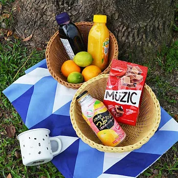 【收納職人】鄉村風收納裝飾編織置物籃PP藤編籃(半球米黃)