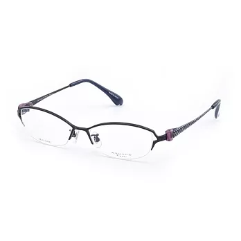 syun kiwami 都會典雅 精湛工藝日系半框平光眼鏡KM1259L-51/820深紫