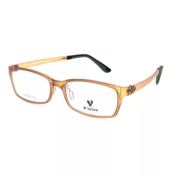 VISION 繽紛潮流 流行方框韓版平光眼鏡VA-3033-C5墨綠