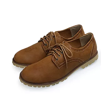PLAYERMIT 雕花質感紳士休閒鞋 (FTP10)-棕色27.5棕色