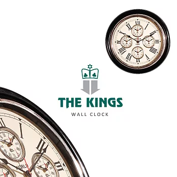 THE KINGS - Time Genie世界時鐘復古工業時鐘
